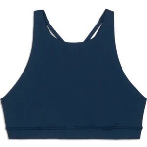 lululemon athletica Navy Blue high neck long line energy bra